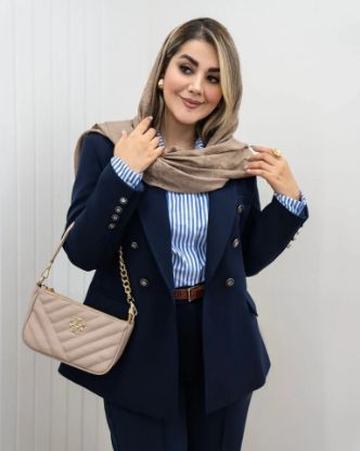 تصویر  کت و شلوار رسمی زنانه